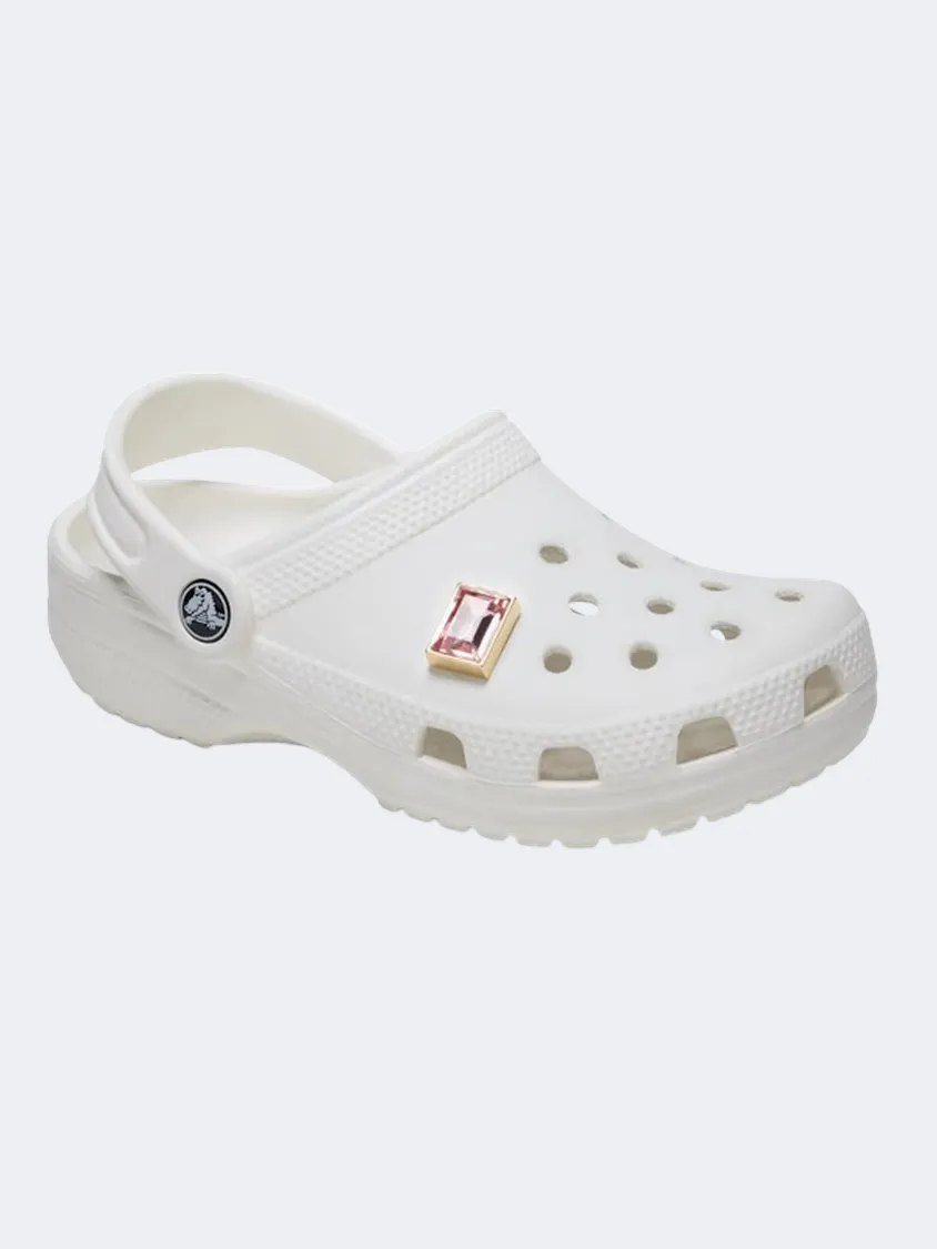 Crocs Rectangle Gem Unisex Lifestyle Pins Pink/Gold