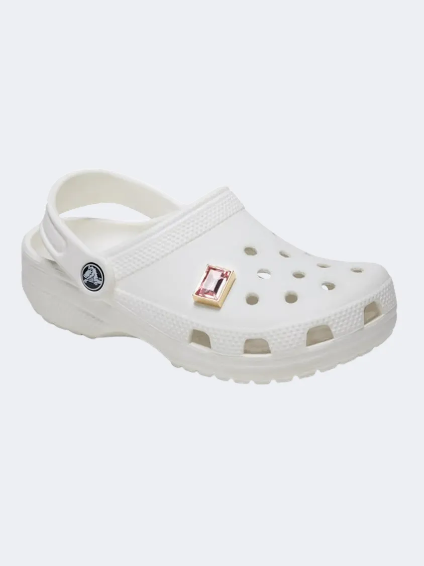 Crocs Rectangle Gem Unisex Lifestyle Pins Pink/Gold
