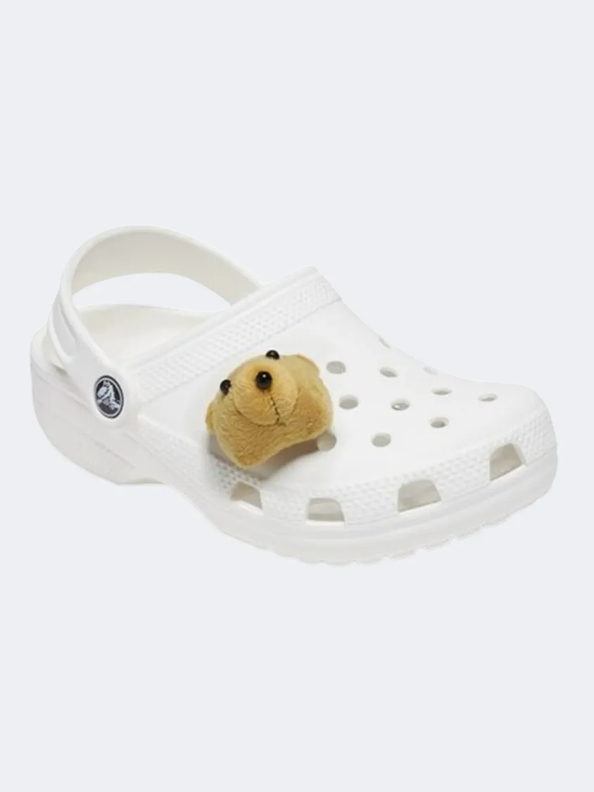 Crocs Teddy Bear Face Unisex Lifestyle Pins Brown