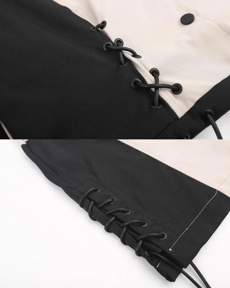 Cyberpunk Racing Two Piece Skirt Set