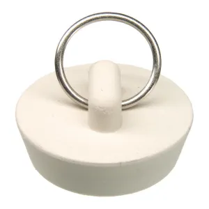 Danco 1-1/4 in. White Rubber Sink Stopper