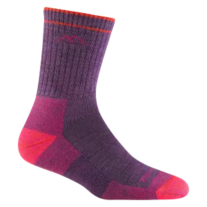Darn Tough 1903 Wms Hiker Micro Crew Midweight With Cushion Plum