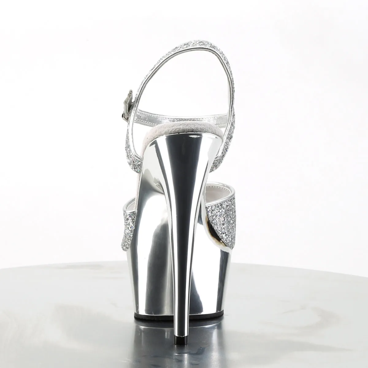 DELIGHT-609G Slv Multi Gltr/Slv Chrome