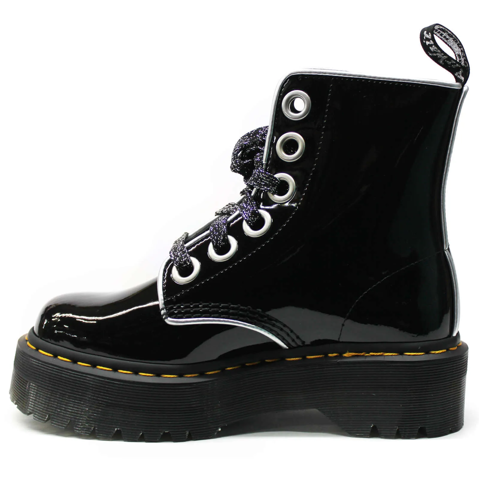 Dr. Martens Molly Patent Lamper Leather Women's Platform Boots