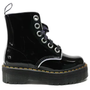 Dr. Martens Molly Patent Lamper Leather Women's Platform Boots