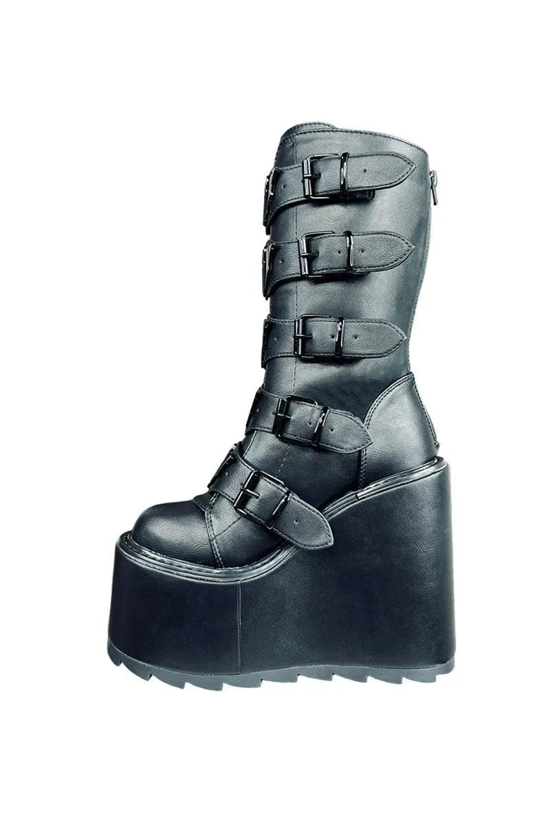 Dune Bat Goth Platform Boots [Blackout]