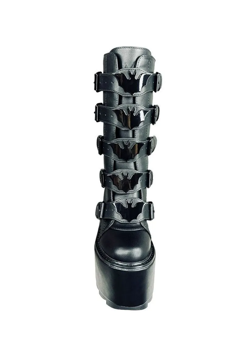 Dune Bat Goth Platform Boots [Blackout]