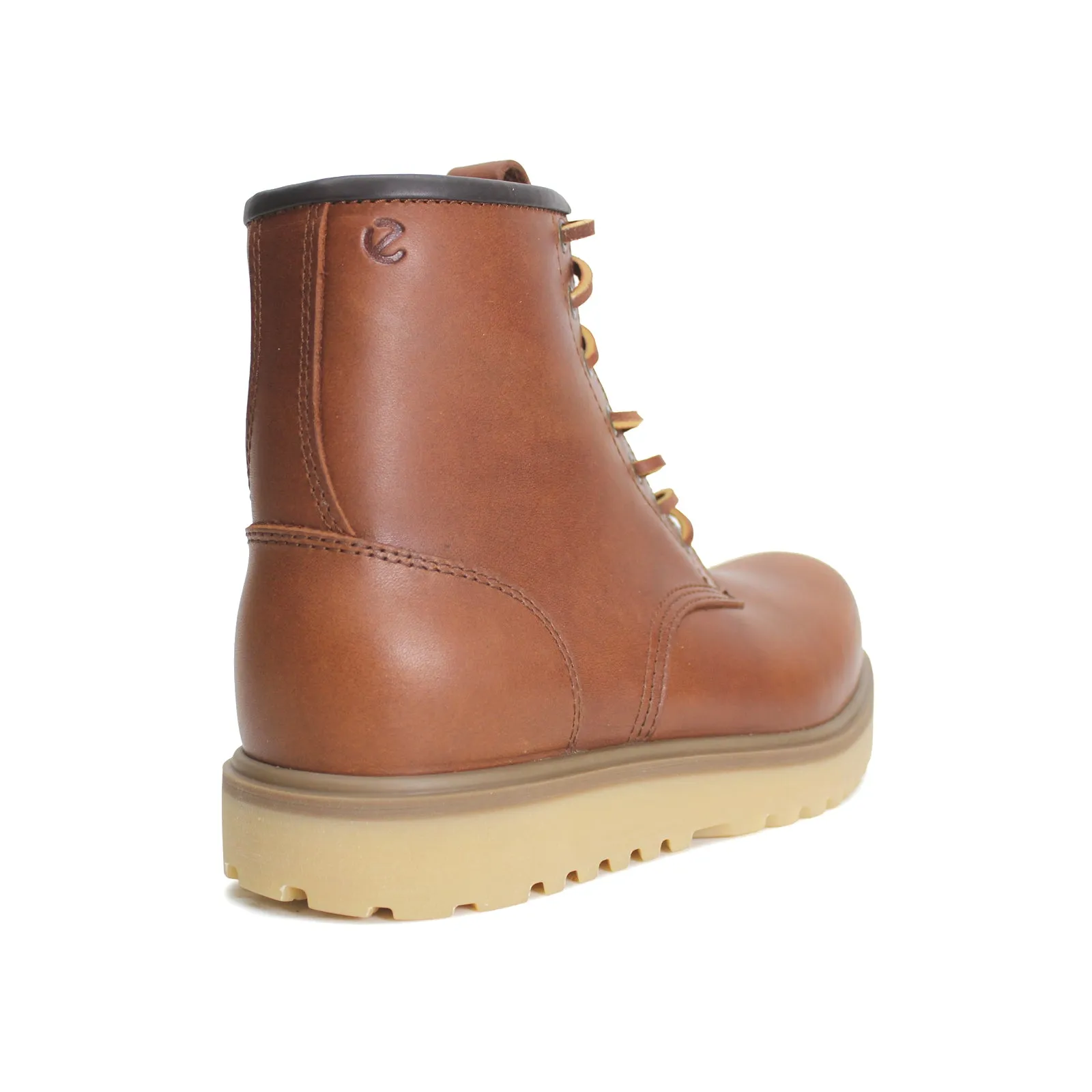 Ecco Staker Full Grain Leather Men's Ankle Platform Boots