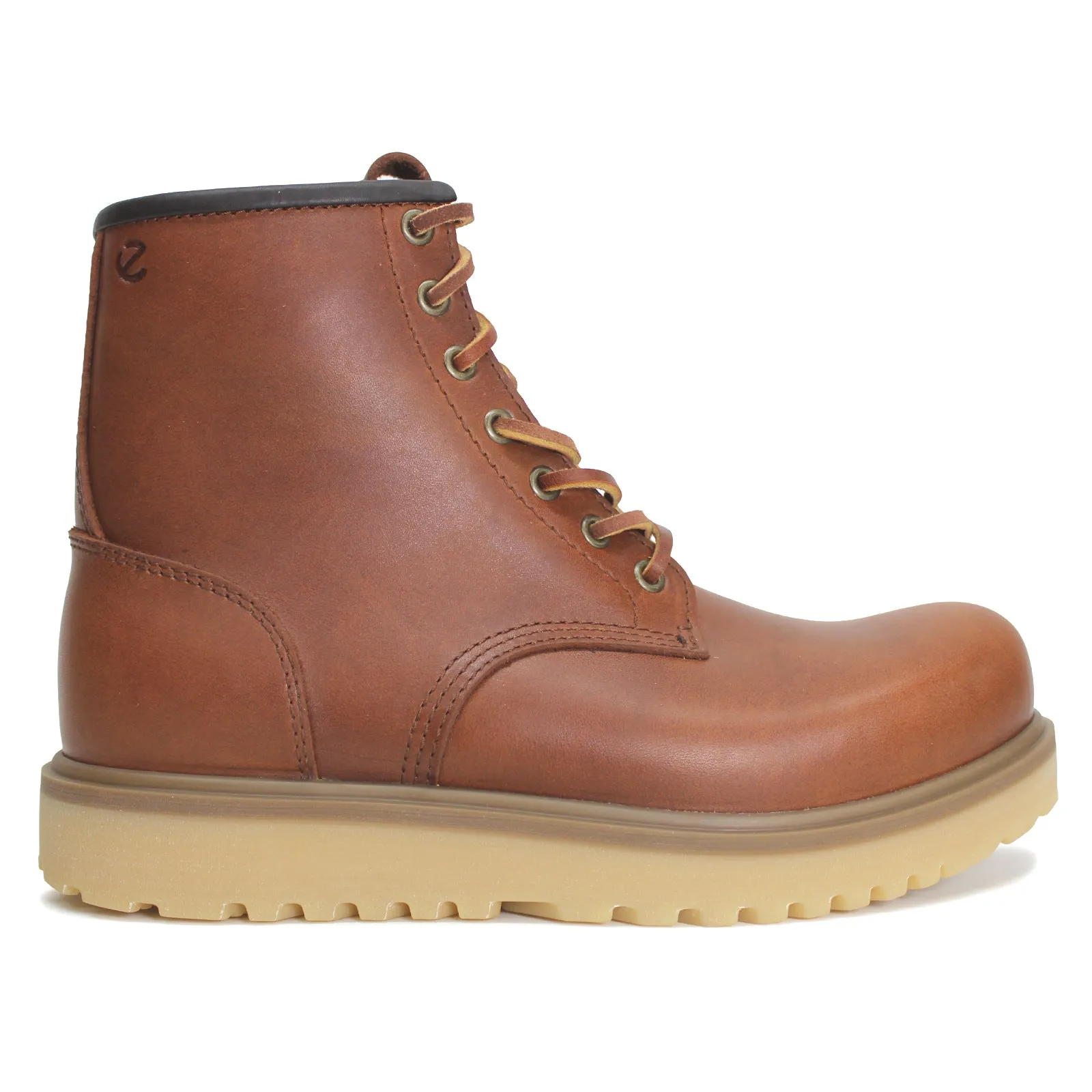 Ecco Staker Full Grain Leather Men's Ankle Platform Boots