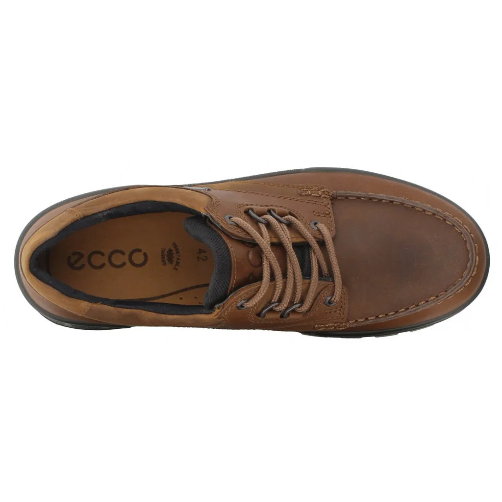 Ecco Track 25 Low GTX Waterproof Full Grain Leather Men's Shoes