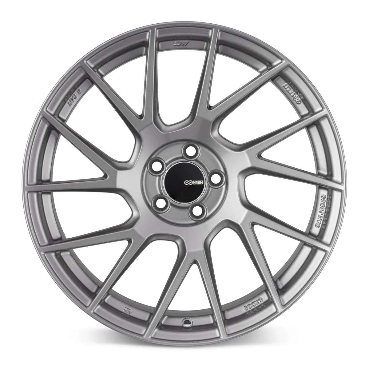 Enkei TM7 17x9 5x100 45mm Offset 72.6mm Bore Storm Gray Wheel - 507-790-8045GR