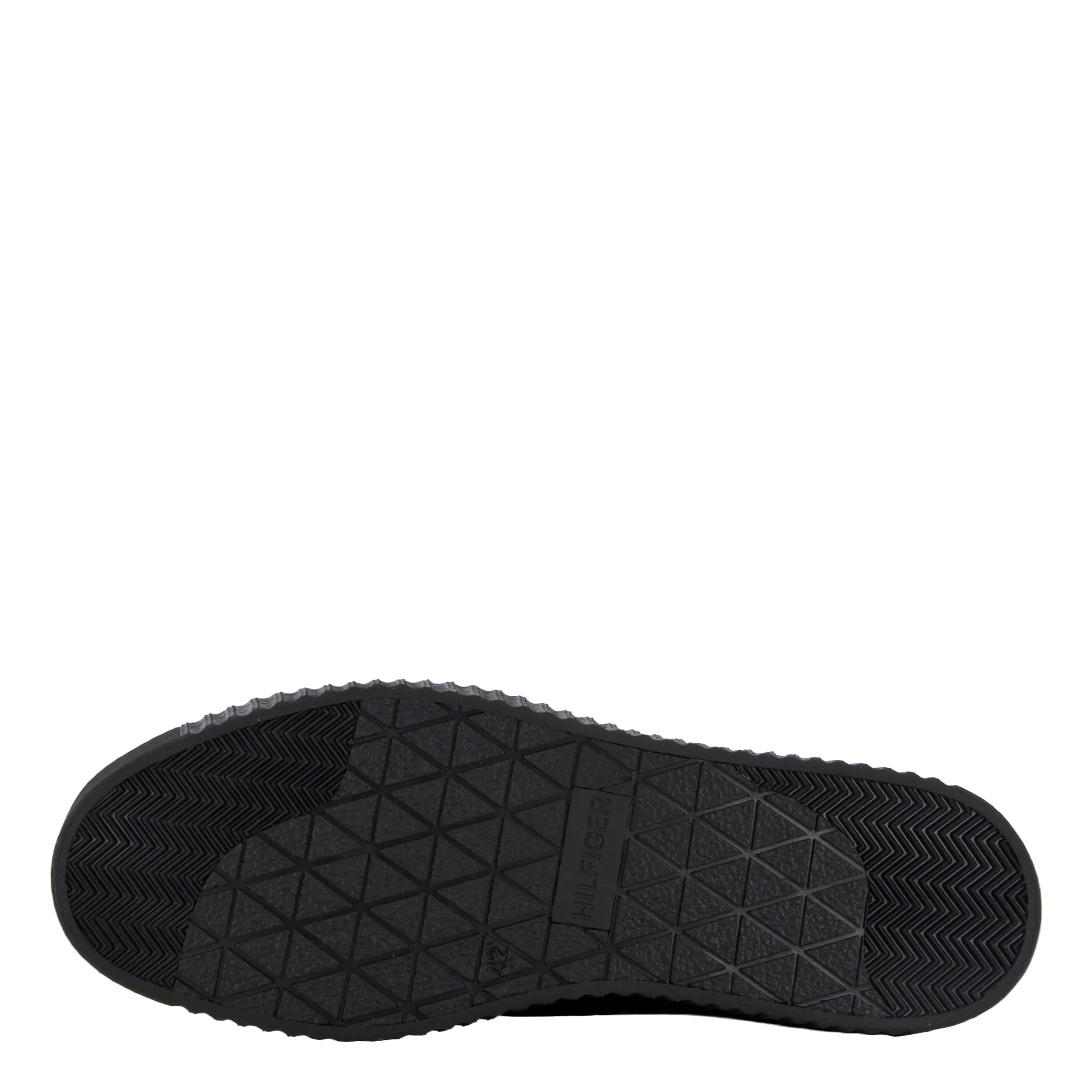 Faux Fur Nubuck Low Lace-up Black