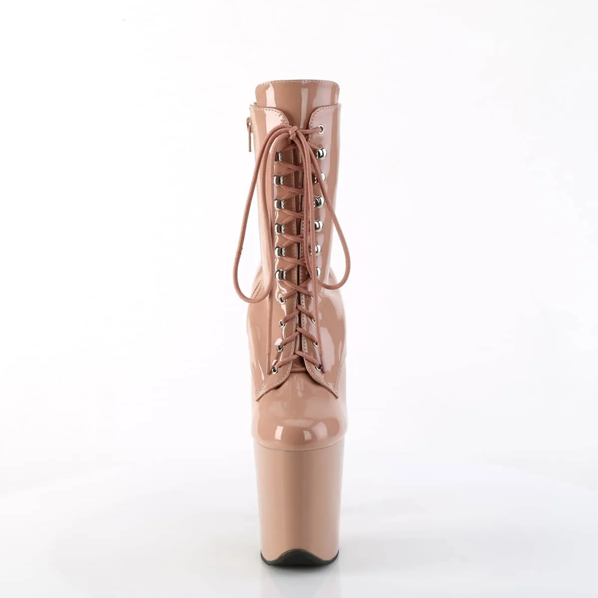 FLAMINGO-1020 Nude Calf High Boots
