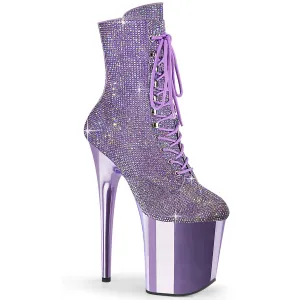 Flamingo-1020CHRS Lavender Multi RS/Lavender Chrome, 8" Heels
