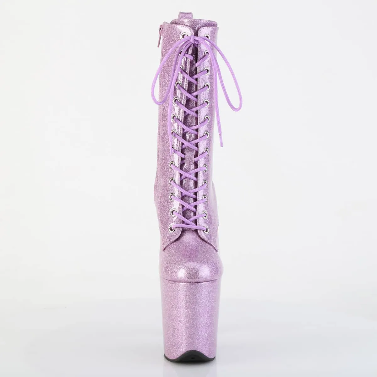 FLAMINGO-1040GP Purple Calf High Boots
