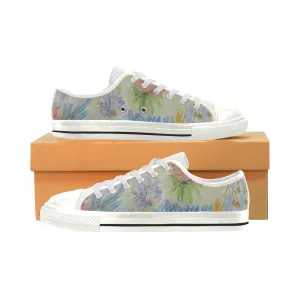 Floral Watercolours Low Rise Women's Shoes up to size 12