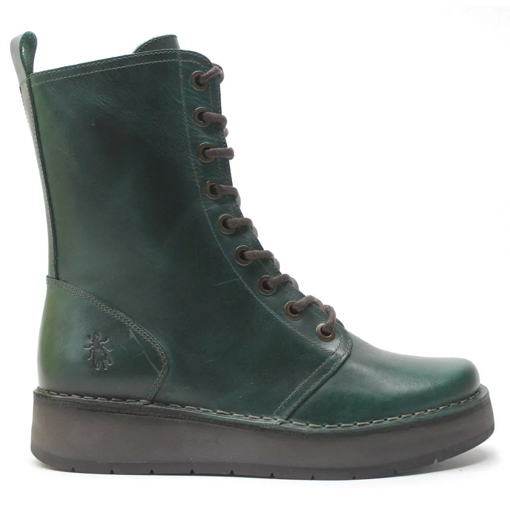 Fly London RAMI043FLY Leather Women's Ankle Platform Boots