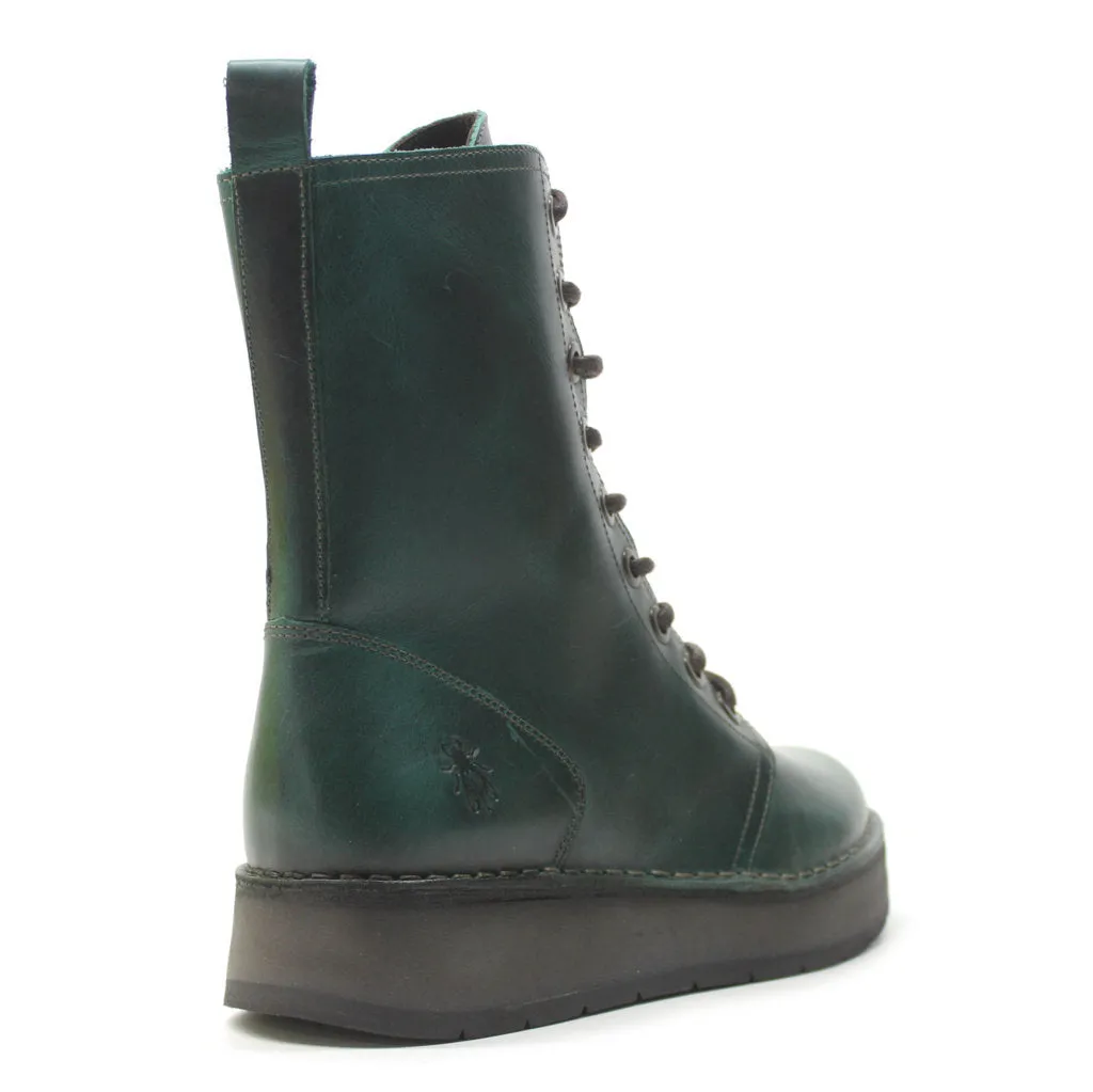 Fly London RAMI043FLY Leather Women's Ankle Platform Boots
