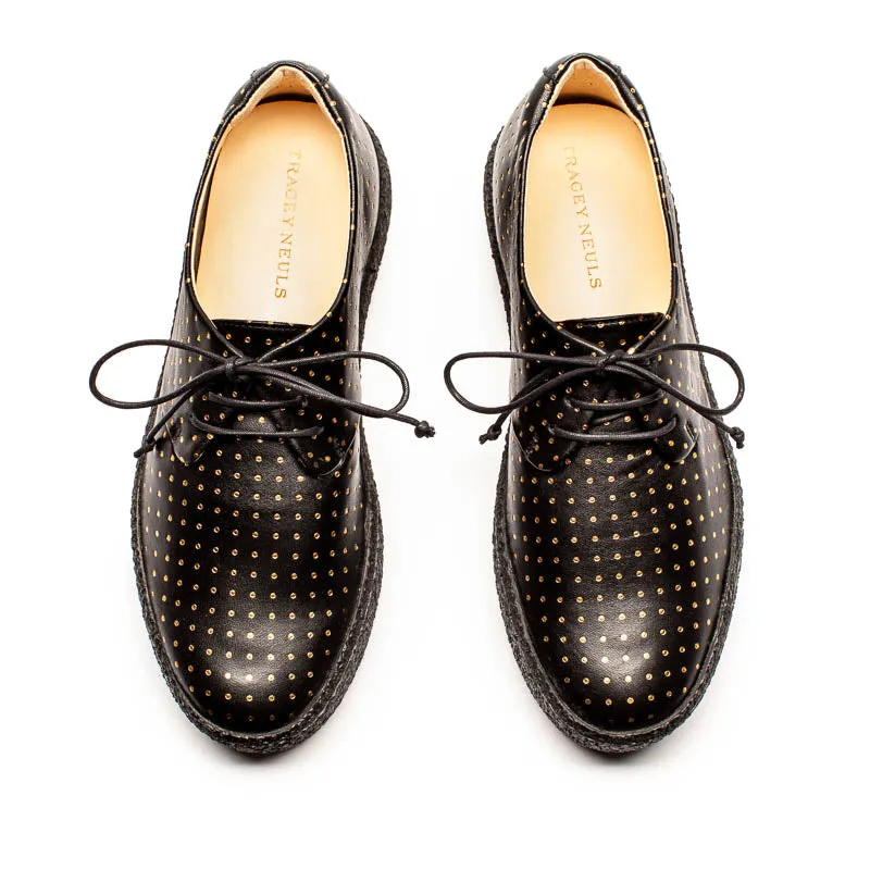 GEEK PLATFORM Pois | Leather Wedge