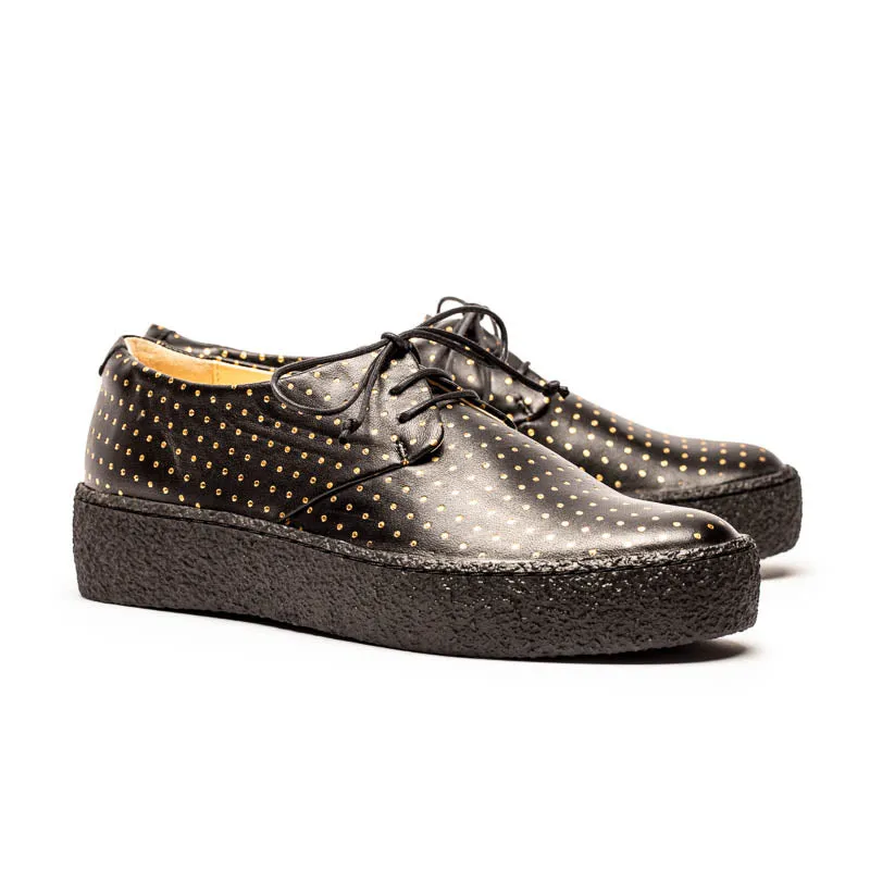 GEEK PLATFORM Pois | Leather Wedge
