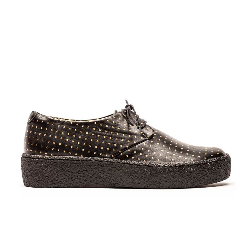 GEEK PLATFORM Pois | Leather Wedge