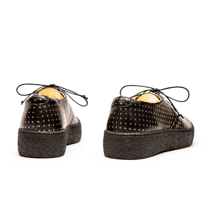 GEEK PLATFORM Pois | Leather Wedge
