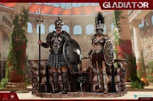 Gladiator With Imperial Female Warrior - Empire Legion (Dual Figure Version)