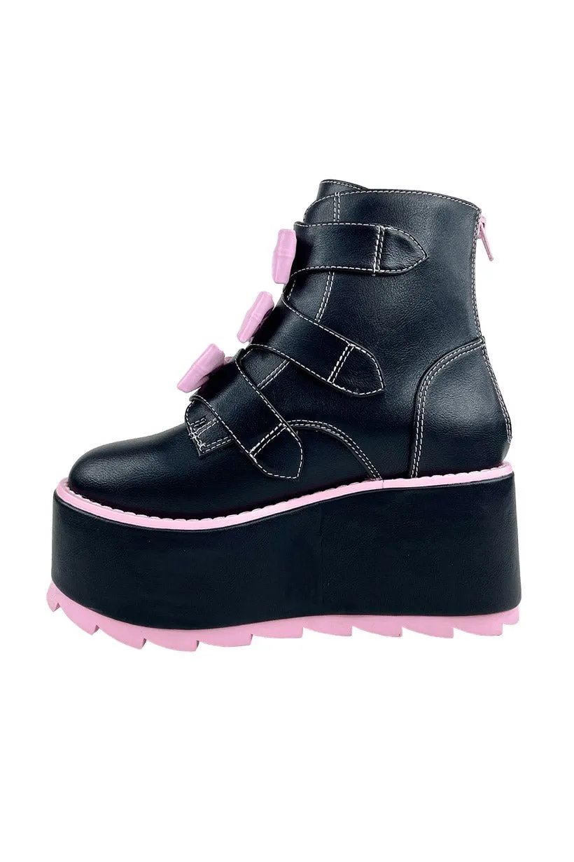 Halo Bow Ankle Boots