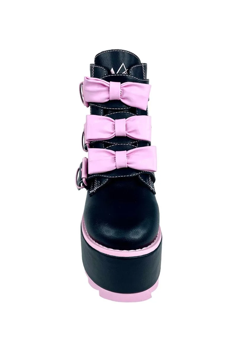 Halo Bow Ankle Boots