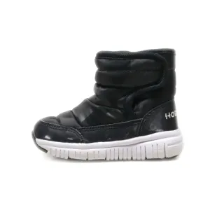 Hobibear Snow Boots Leather Black Colour For Kids