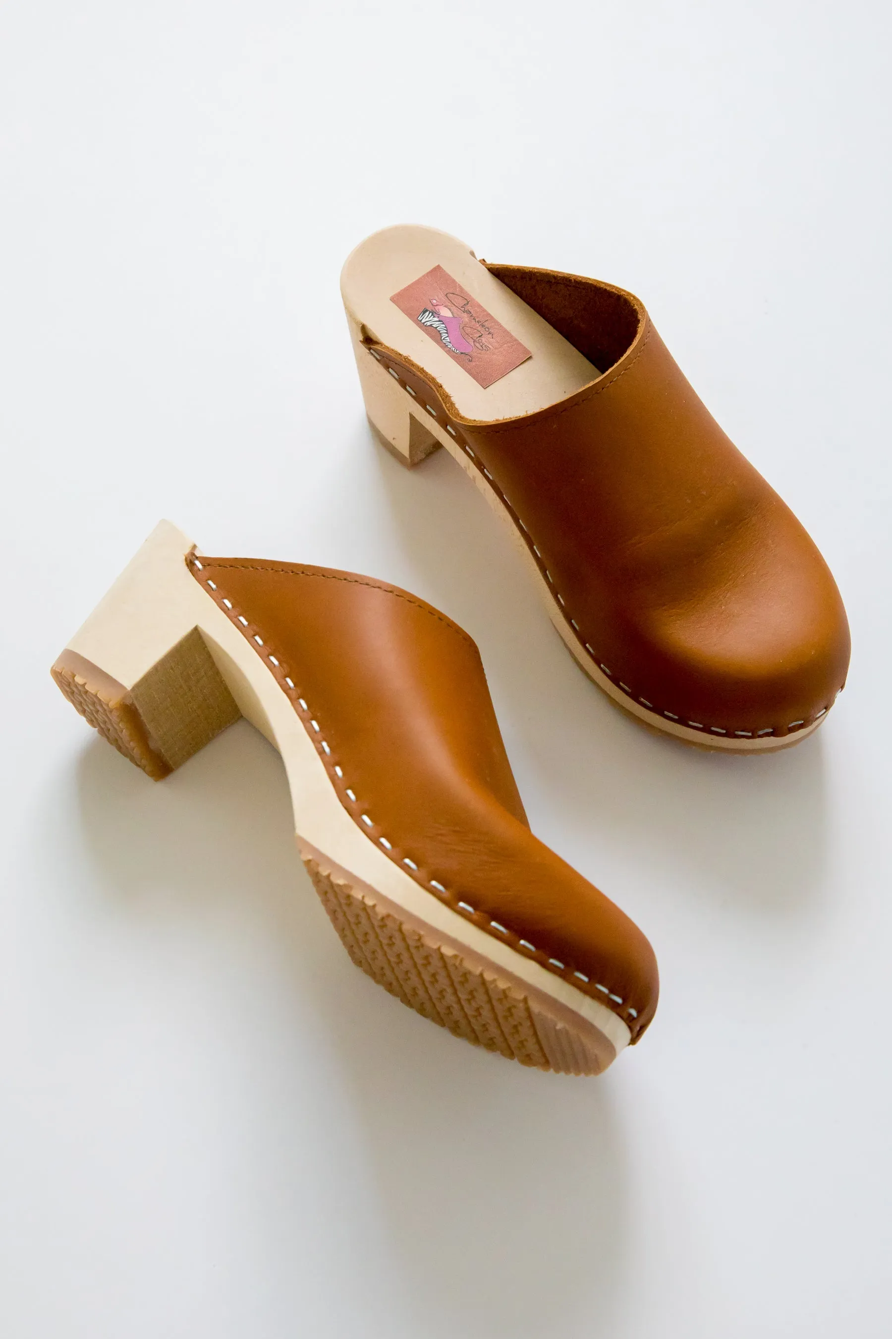 Honey Leather Medium Clog