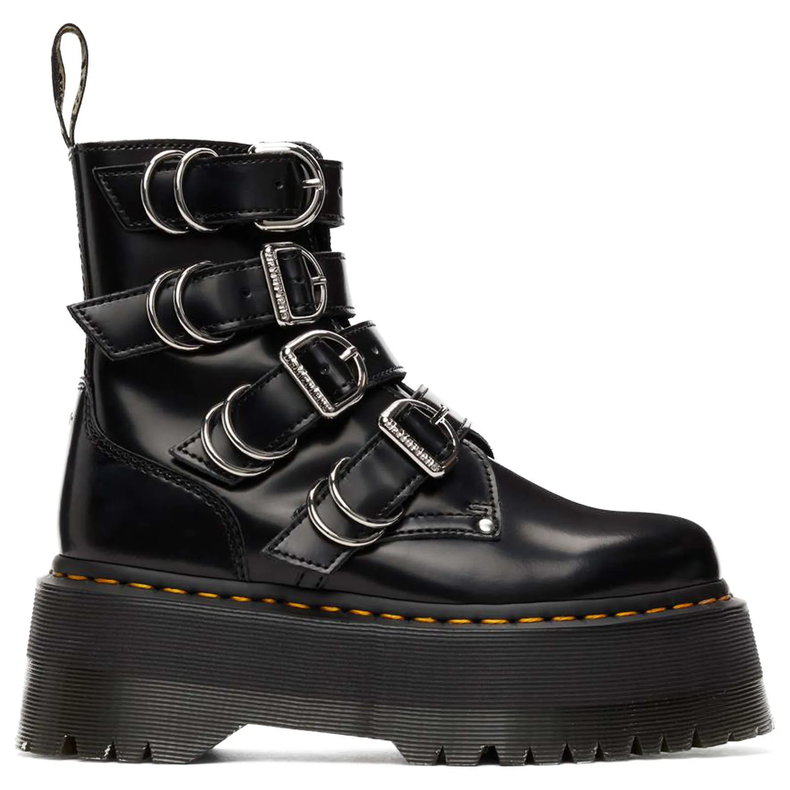 Jadon Max Hardware Full Grain Smooth Leather Women's Platform Boots