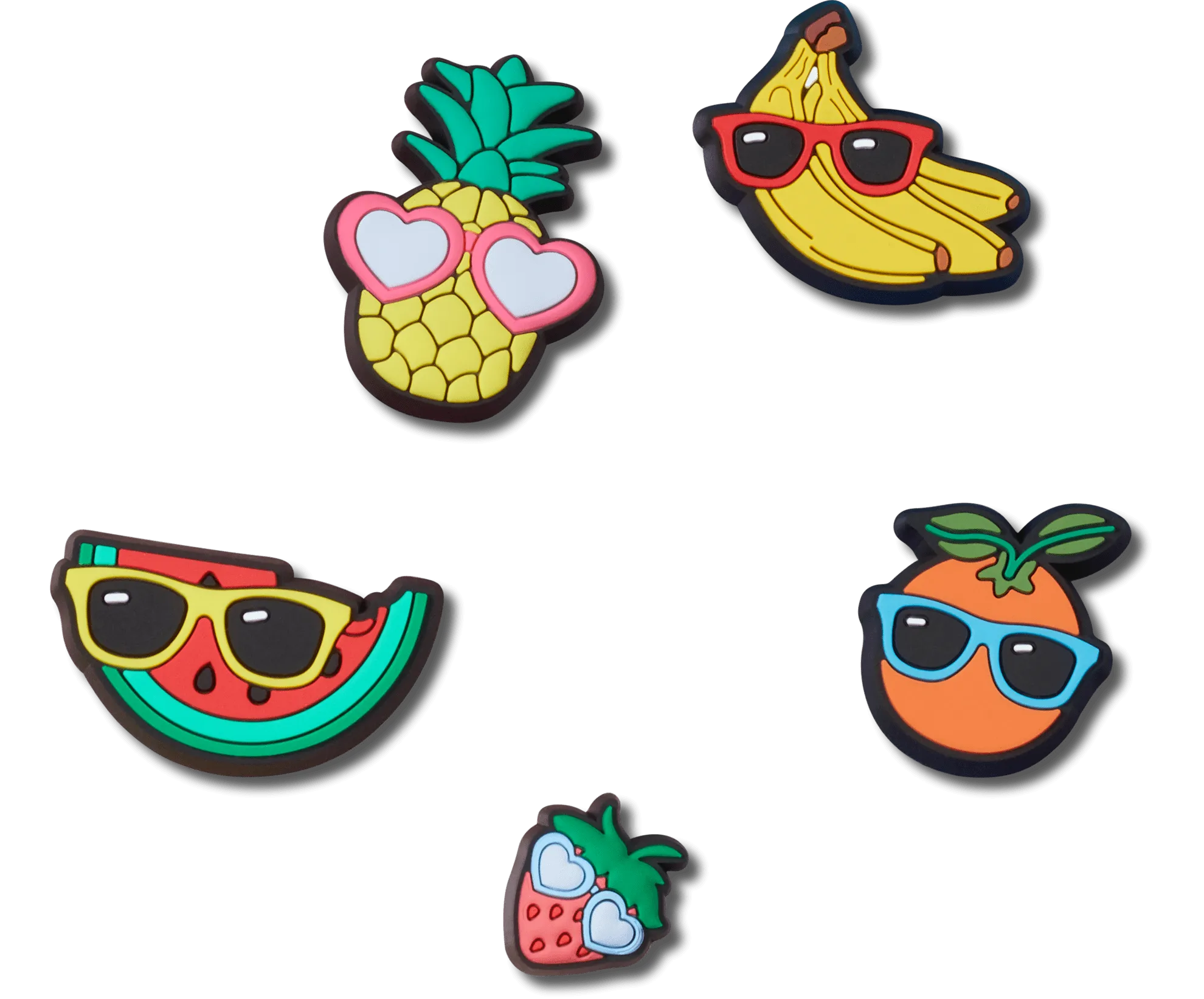 Jibbitz Cute Fruit with Sunnies 5 pack