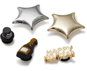 Jibbitz New Year's Eve Balloon 5 pack