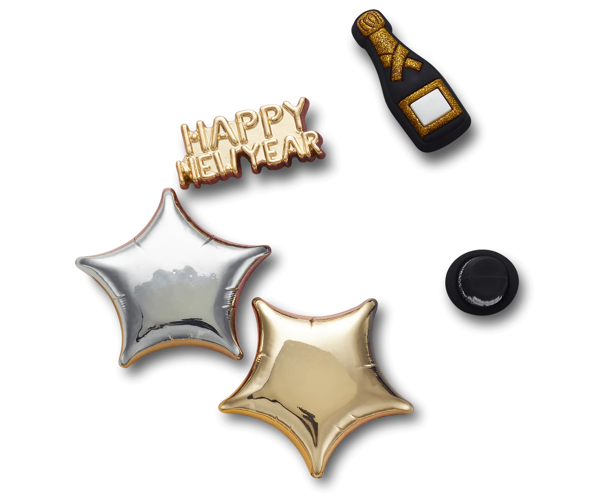 Jibbitz New Year's Eve Balloon 5 pack