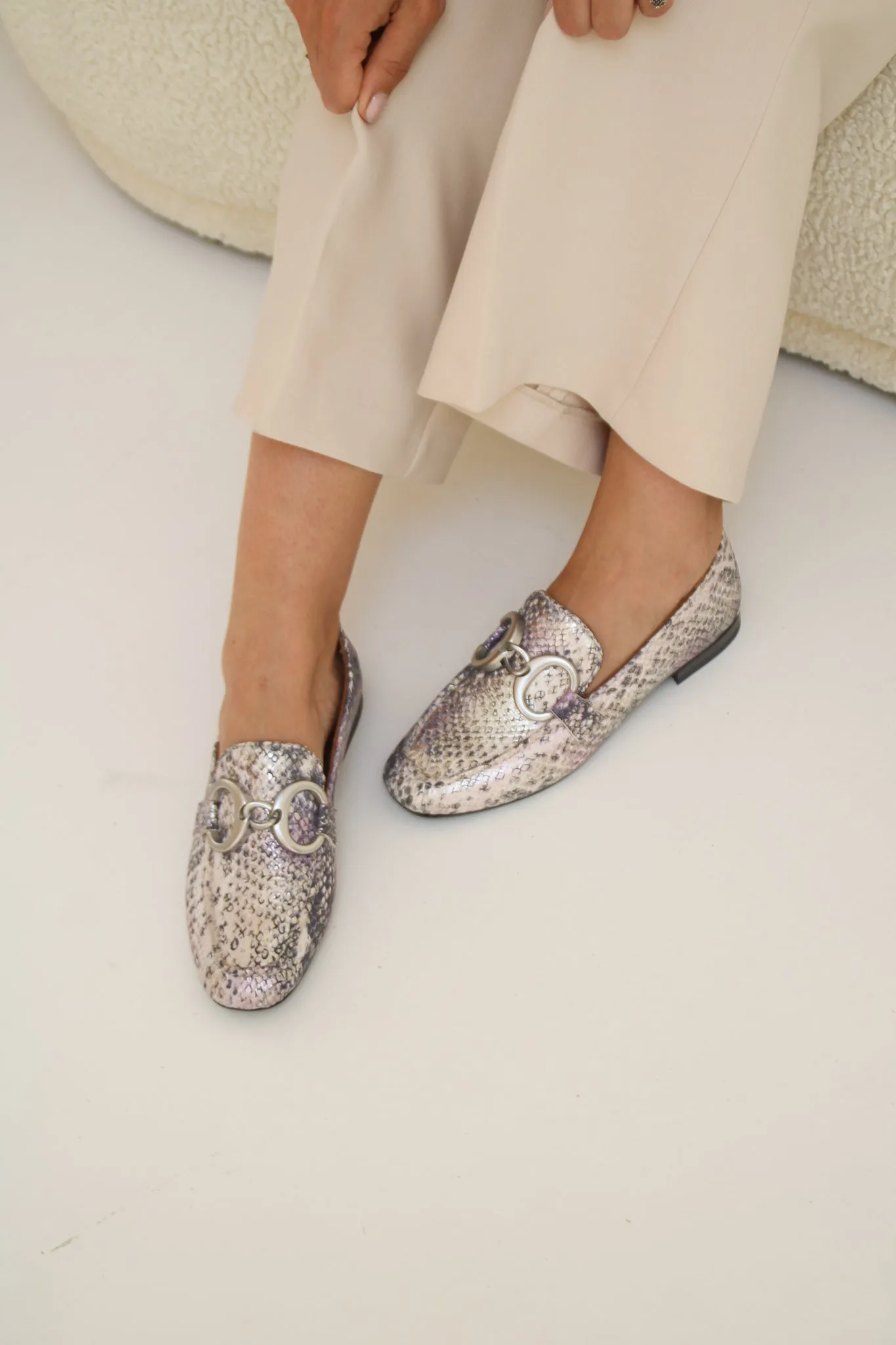 Jula | Loafer Goud snake