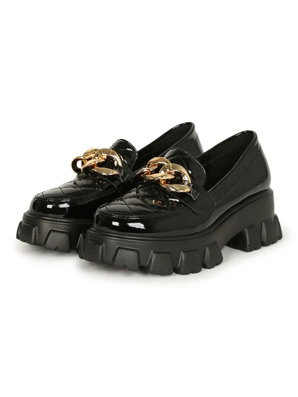 Kelly Patent Loafers