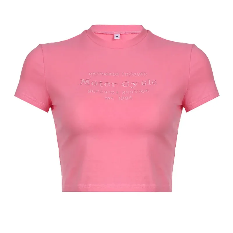Kobi Pink Embro T Shirt