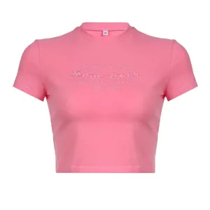 Kobi Pink Embro T Shirt