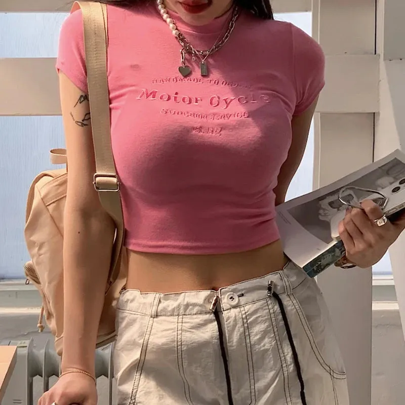 Kobi Pink Embro T Shirt