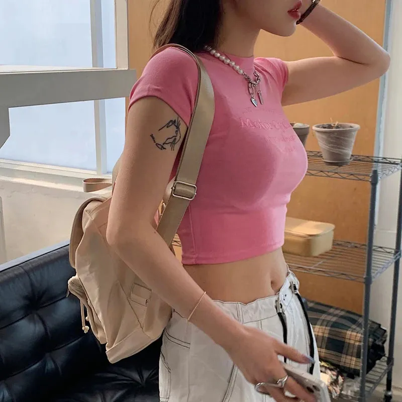 Kobi Pink Embro T Shirt