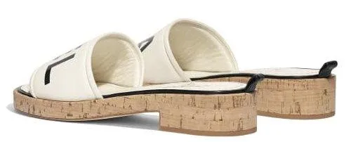 Lambskin Logo Mules