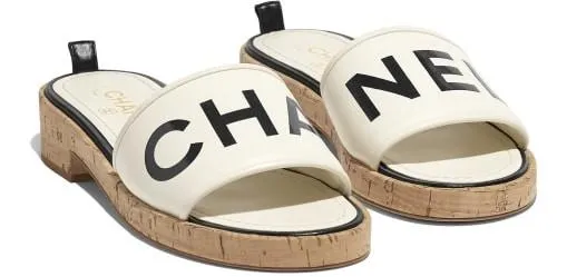 Lambskin Logo Mules