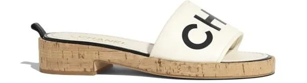 Lambskin Logo Mules