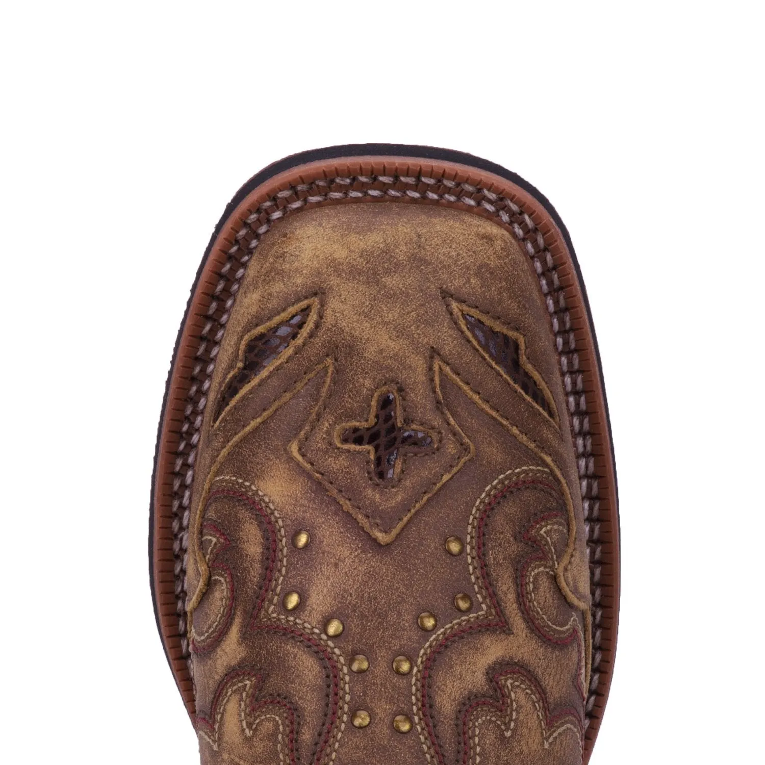 'Laredo' Women's 11" Spellbound Western Square Toe - Tan