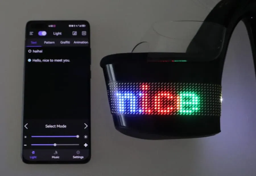 Light Up your Night with Led Display Black Patent High Heel Boots