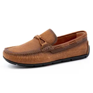 Martin Dingman Bermuda Braided Bit Loafer Old Saddle