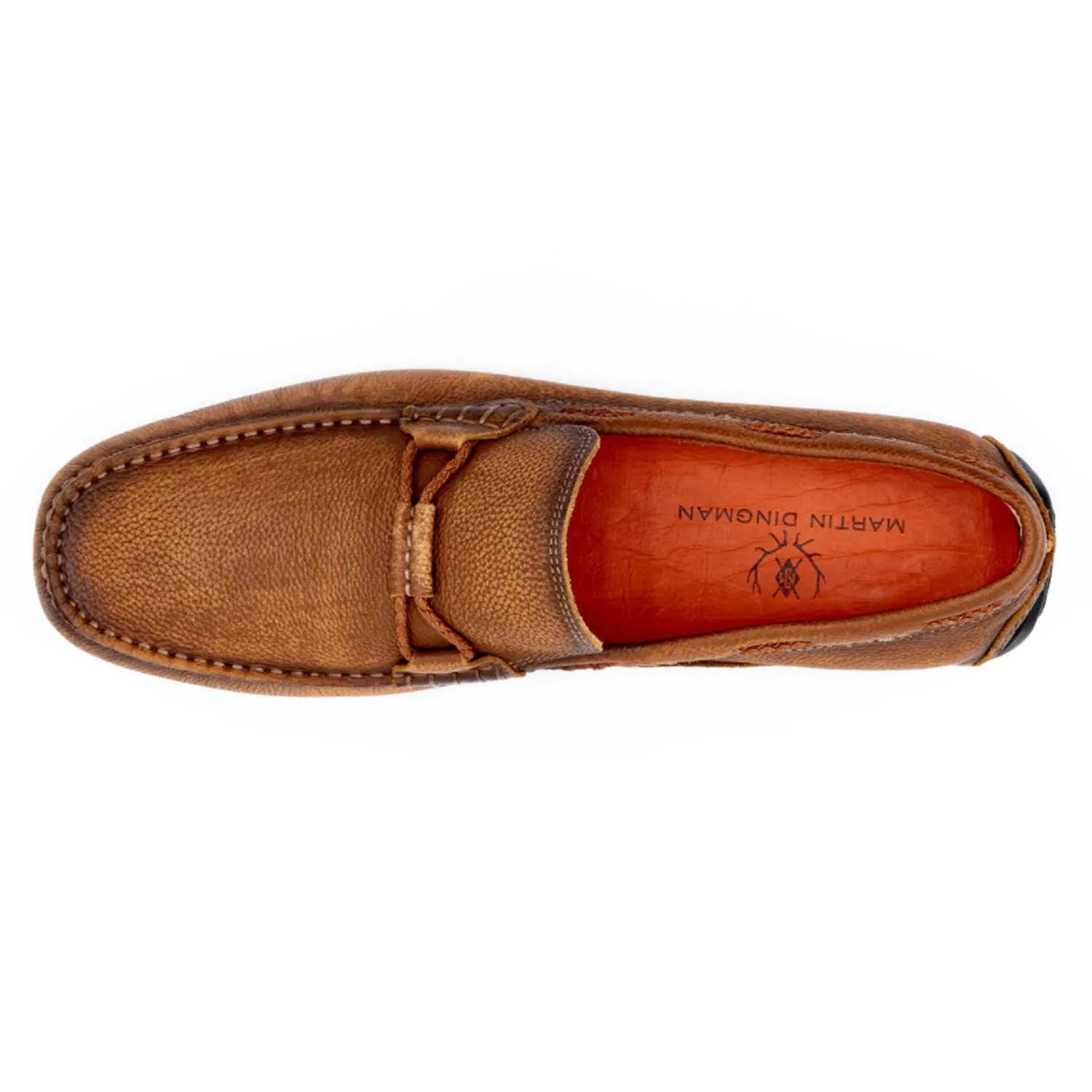 Martin Dingman Bermuda Braided Bit Loafer Old Saddle