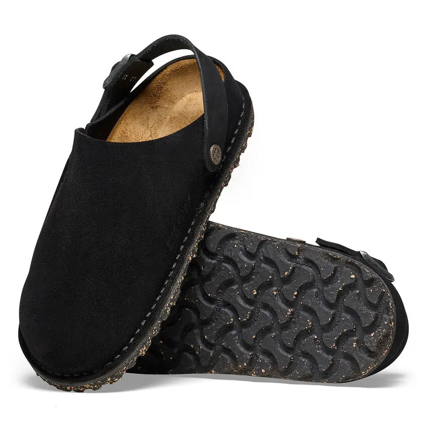 Men's Birkenstock Lutry Suede 1025323  Color:  Black