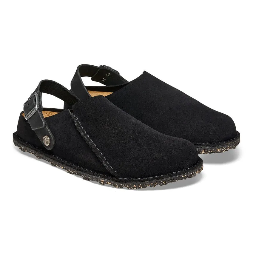 Men's Birkenstock Lutry Suede 1025323  Color:  Black